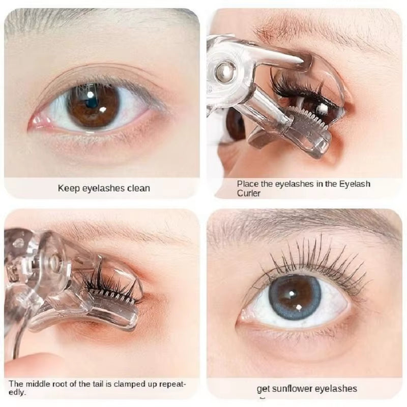 Beginner Makeup Tool Eyelash Curler Waterproof Natural False Eyelash Curler