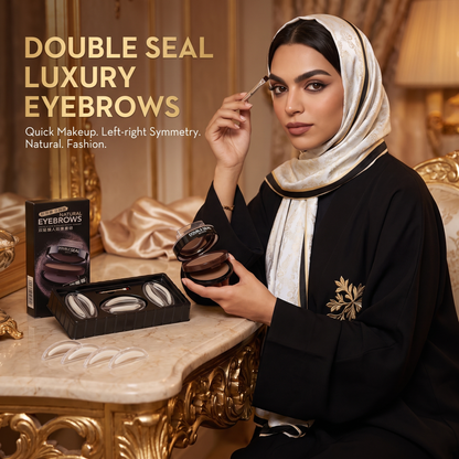 Perfect Shape 2 Colors Eyebrow Seal Stamp Quick Make up Long-Lasting Eyebrow Powder Stamp Setting Waterproof